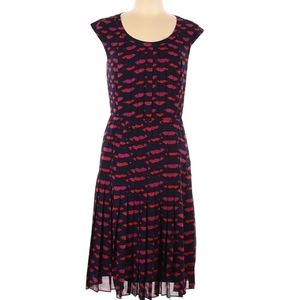 NEW Halogen lip print dress